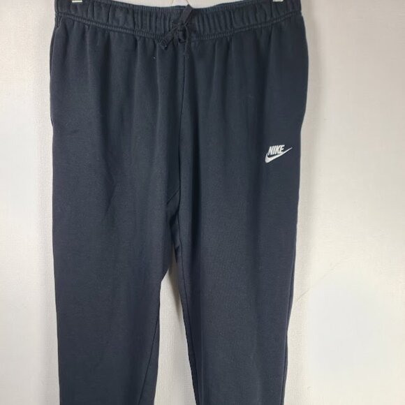 Nike Men's Black Drawstring Sportswear Club Fleece Casual Jogger Pant Size L - Picture 2 of 7